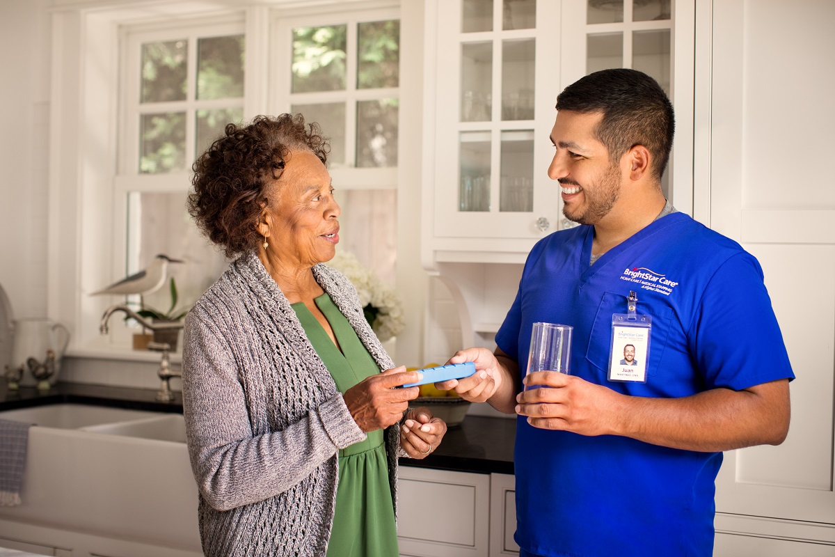 nurse with patient 