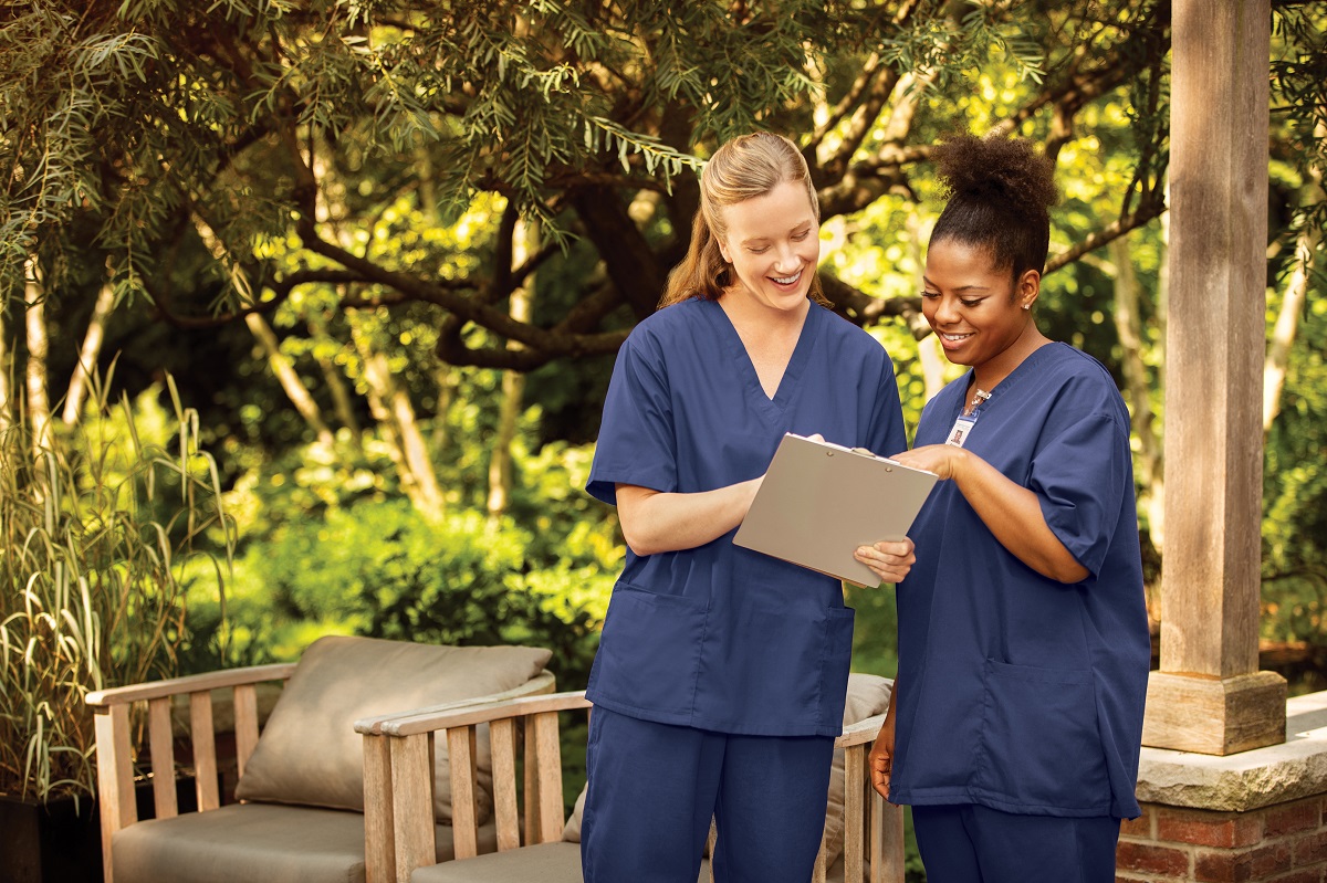 nurses talking