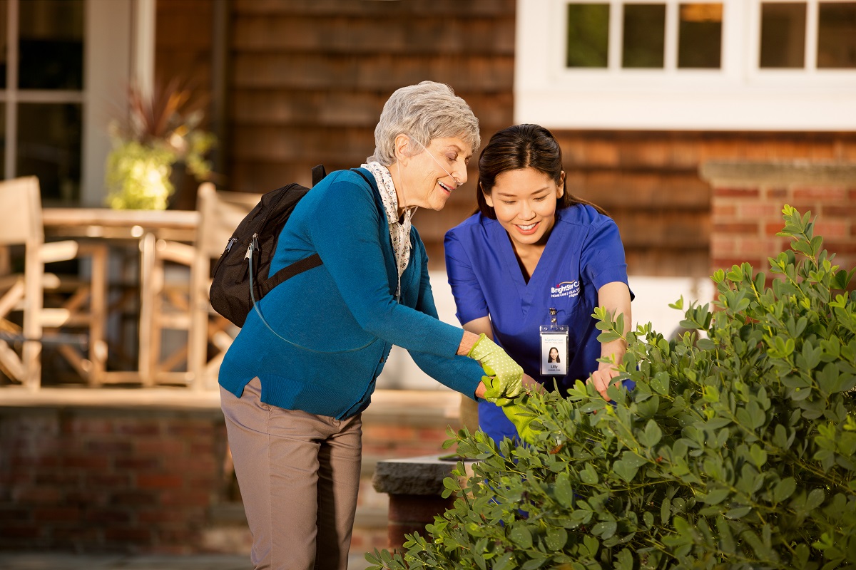 nurse and patient