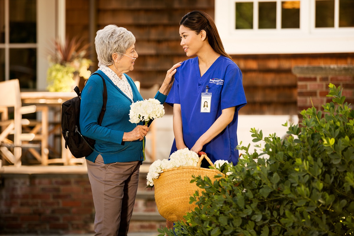 nurse and patient