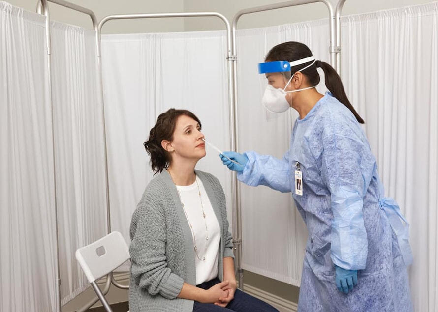 Covid Testing with Nurse