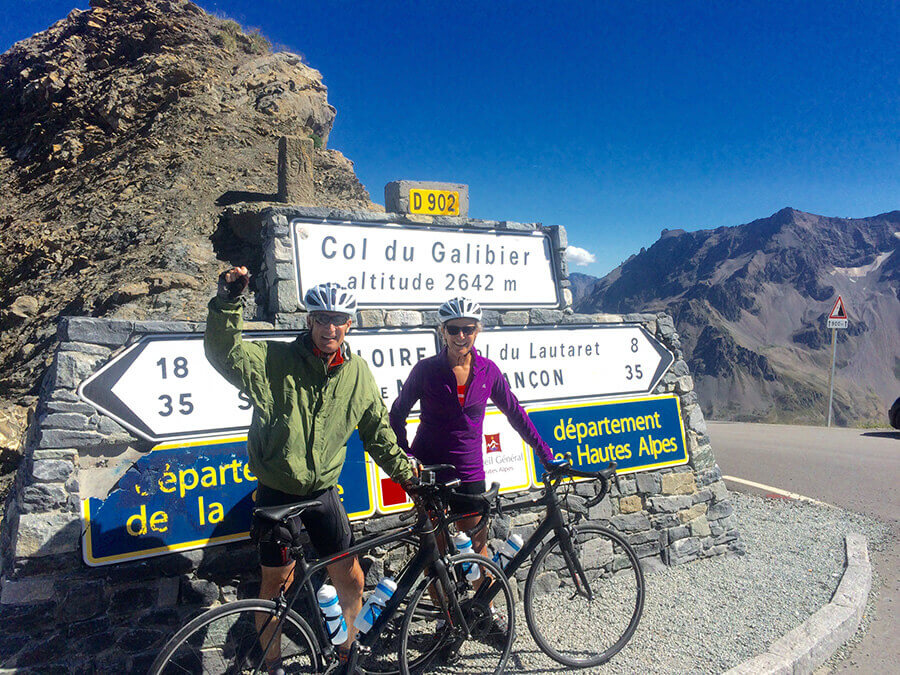 franchisees on vacation biking