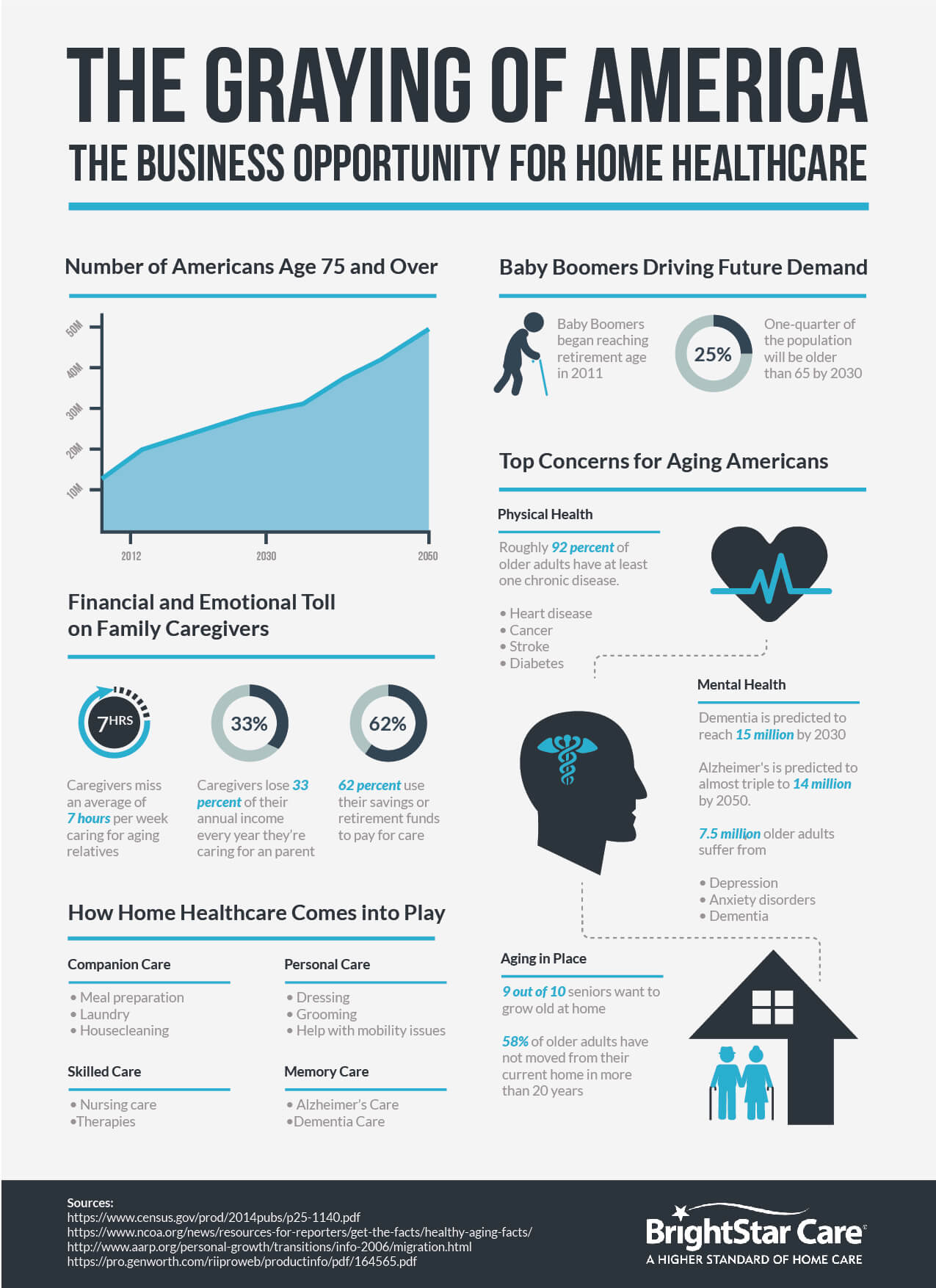 healthcare market infographic